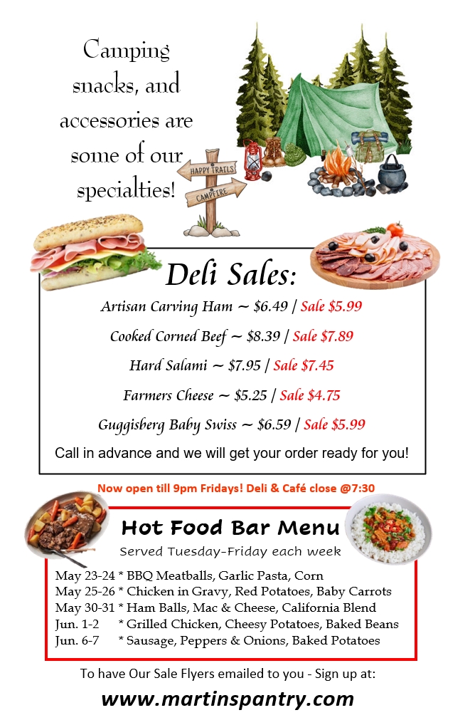 Specials Martin's Pantry